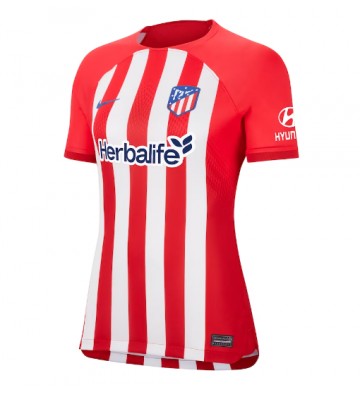 Atletico Madrid Koszulka Podstawowych Kobiety 2023-24 Krótki Rękaw